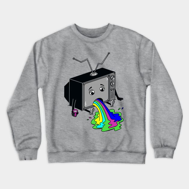 Vomit TV Crewneck Sweatshirt by coffeeman